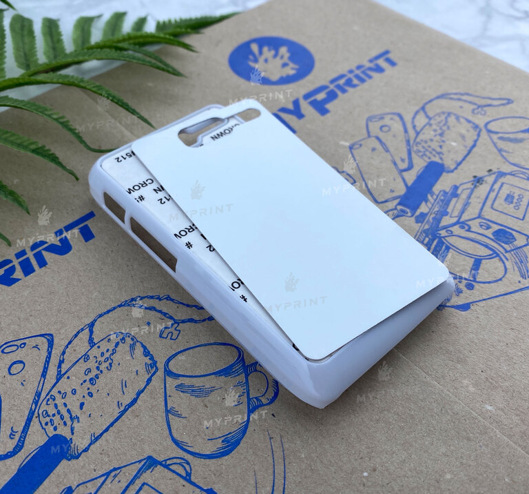 Чохол для сублімації 2D пластиковий (PC) для Motorola RAZR D1 білий (3271) 