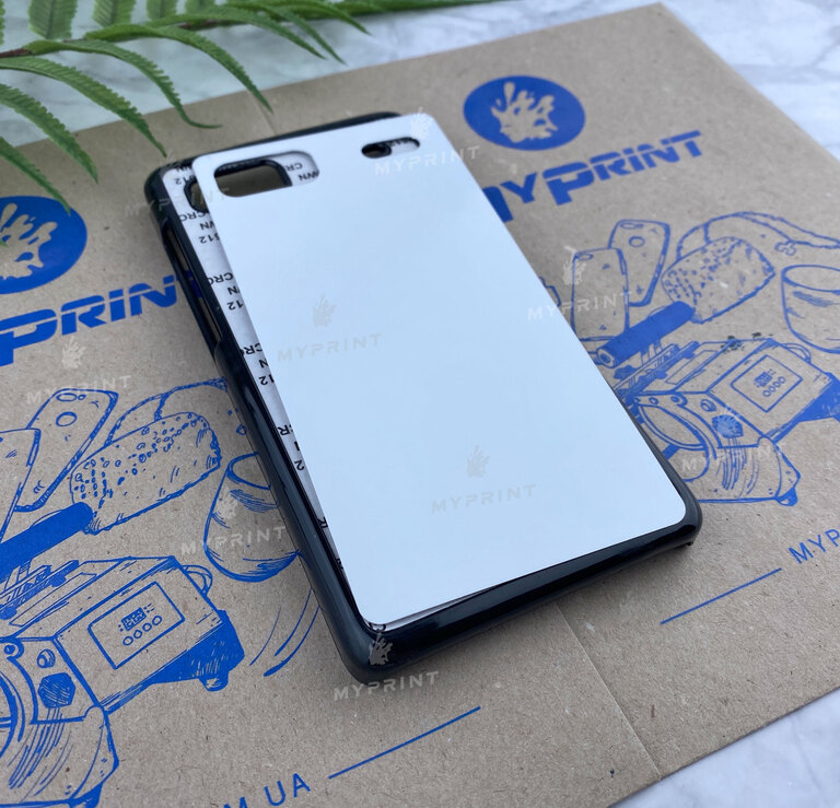 Чехол для сублимации 2D пластиковый (PC) для Lenovo IdeaPhone A708T черный (3190) 