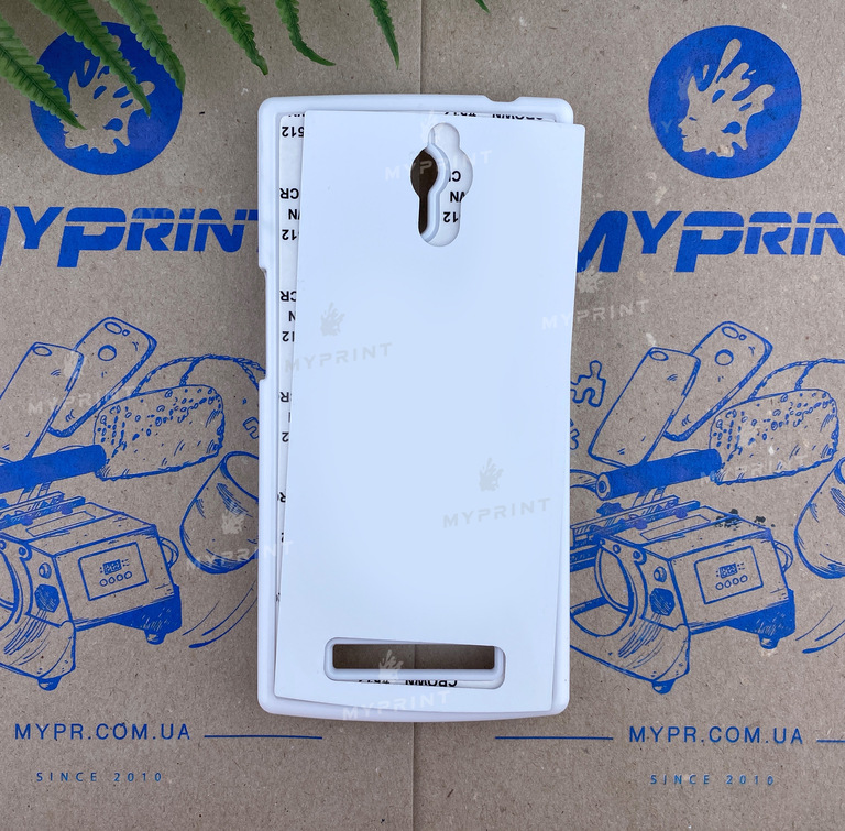 Чохол для сублімації 2D пластиковий (PC) для Oppo Find 7 білий (3295) 