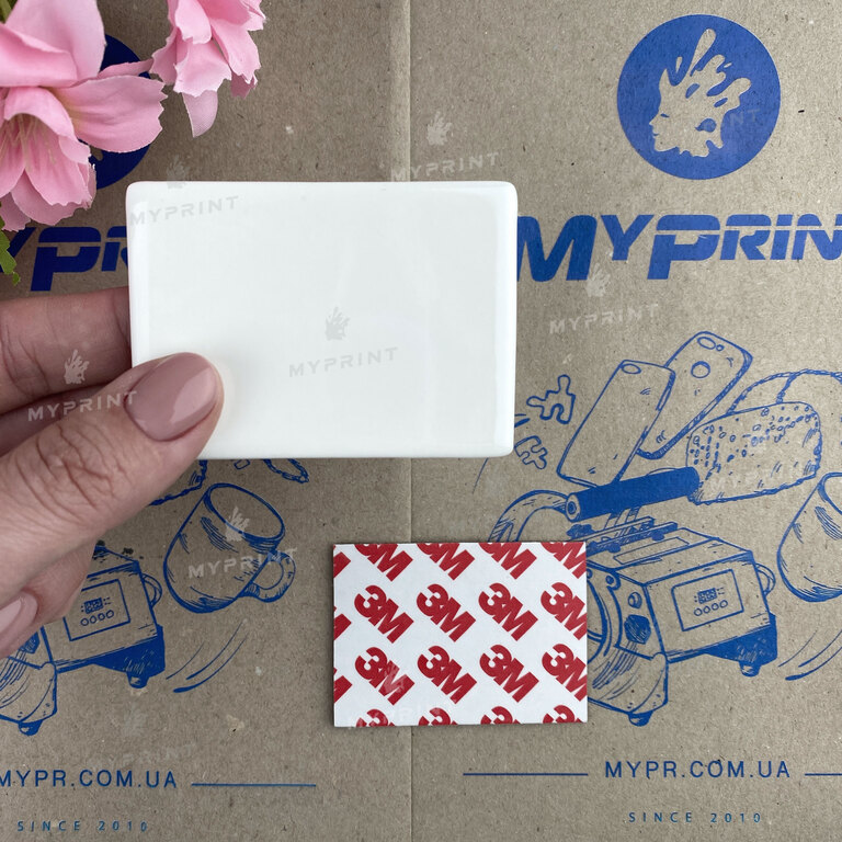 Magnet for sublimation ceramic rectangular 5*7 cm (6211)  Magnet for sublimation ceramic rectangular 5*7 cm (6211)