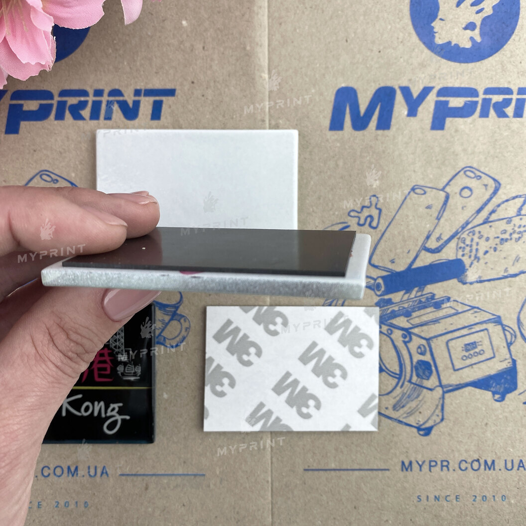 Магнит для сублимации стеклянный прямоугольный 5*7 см (6213) - фото 3 Магнит для сублимации стеклянный прямоугольный 5*7 см (6213) - фото 3 - Заготовки для сублимации