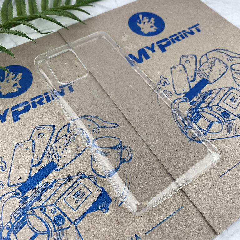 Чехол силиконовый для Samsung S10 Lite прозрачный (6187) 