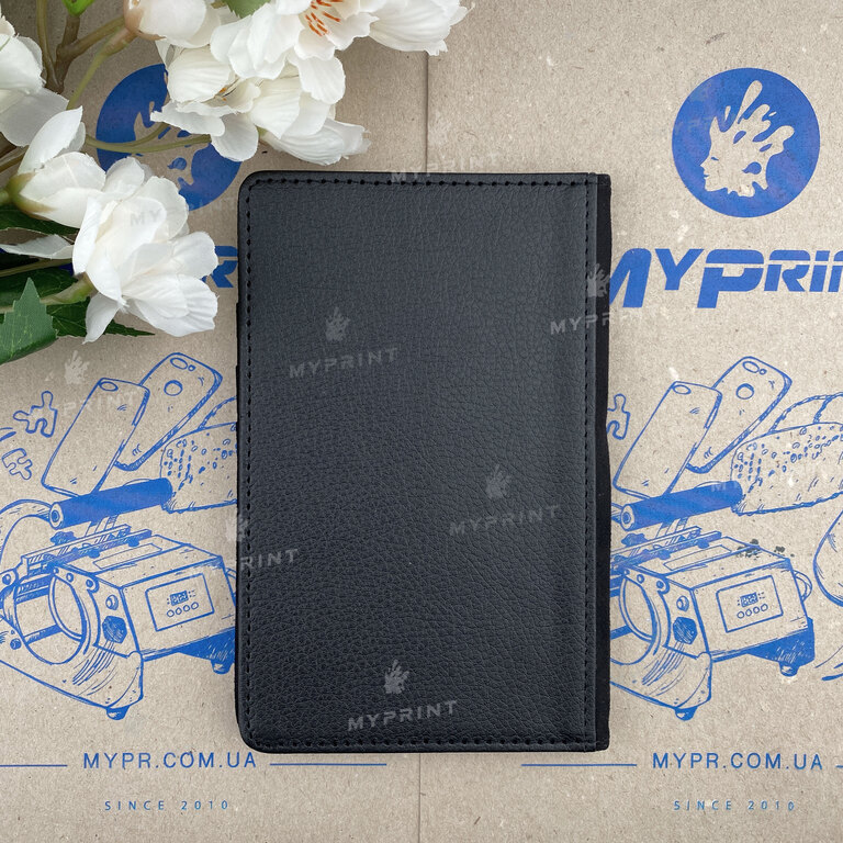 The passport cover for sublimation is black (6215)  The passport cover for sublimation is black (6215)
