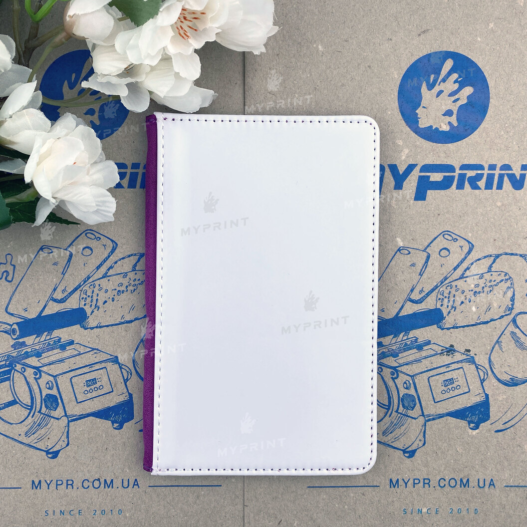 The sublimation passport cover is purple (6216) - фото 1 The sublimation passport cover is purple (6216) - фото 1 - Blanks for sublimation