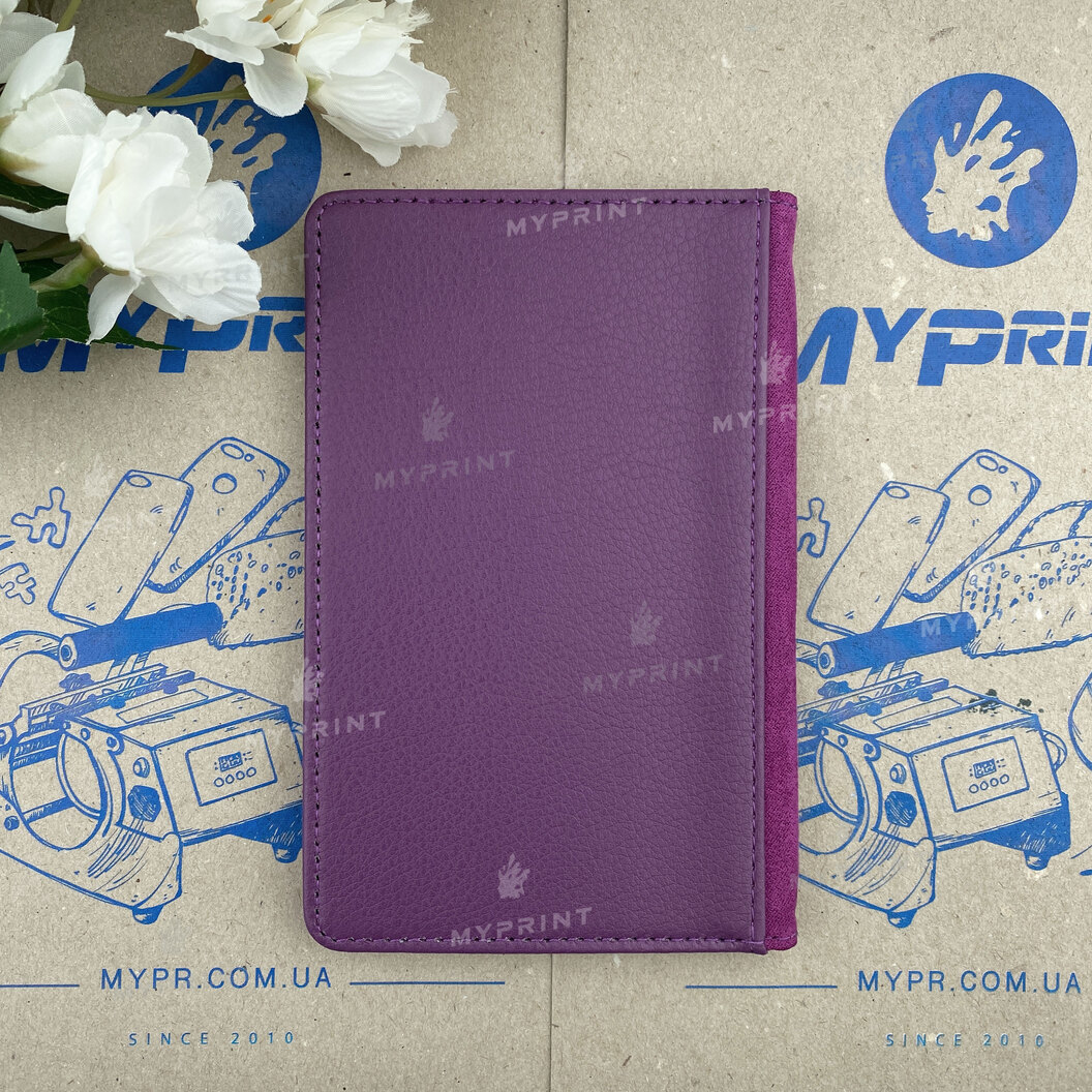 The sublimation passport cover is purple (6216) - фото 2 The sublimation passport cover is purple (6216) - фото 2 - Blanks for sublimation