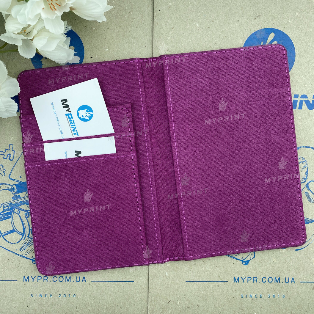 The sublimation passport cover is purple (6216) - фото 4 The sublimation passport cover is purple (6216) - фото 4 - Blanks for sublimation