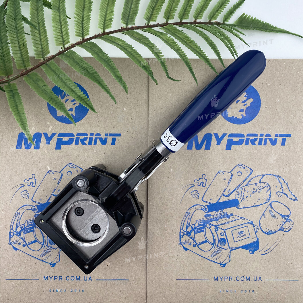 Ручна висічка d = 25 мм (6281) - фото 5 Ручна висічка d = 25 мм (6281) - фото 5 - Обладнання і заготовки для значків магнітів брелоків