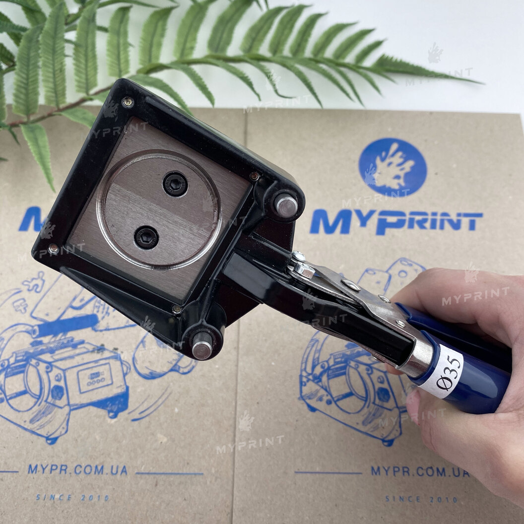 Ручна висічка d = 25 мм (6281) - фото 4 Ручна висічка d = 25 мм (6281) - фото 4 - Обладнання і заготовки для значків магнітів брелоків