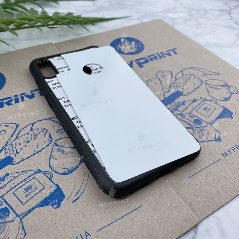 Чохол для сублімації 2D силіконовий (TPU) для Huawei Y7 2019 чорний (6254) 