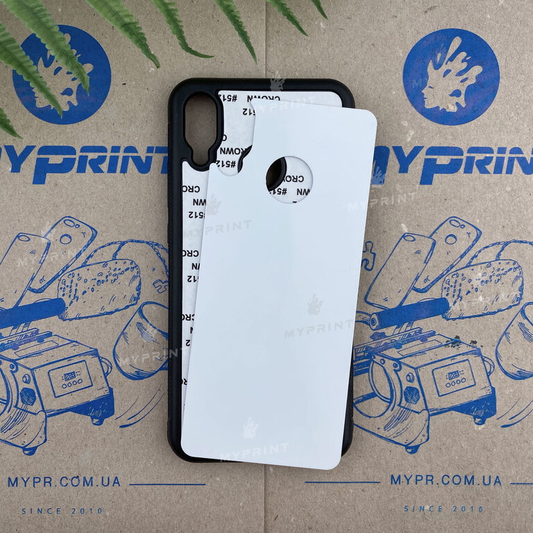 Чохол для сублімації 2D силіконовий (TPU) для Huawei P20 Lite чорний (6260) 