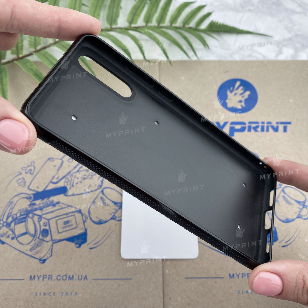 Чехол для сублимации 2D силиконовый (TPU) для Huawei P20 черный (6258) - фото 4 - Заготовки для сублимации