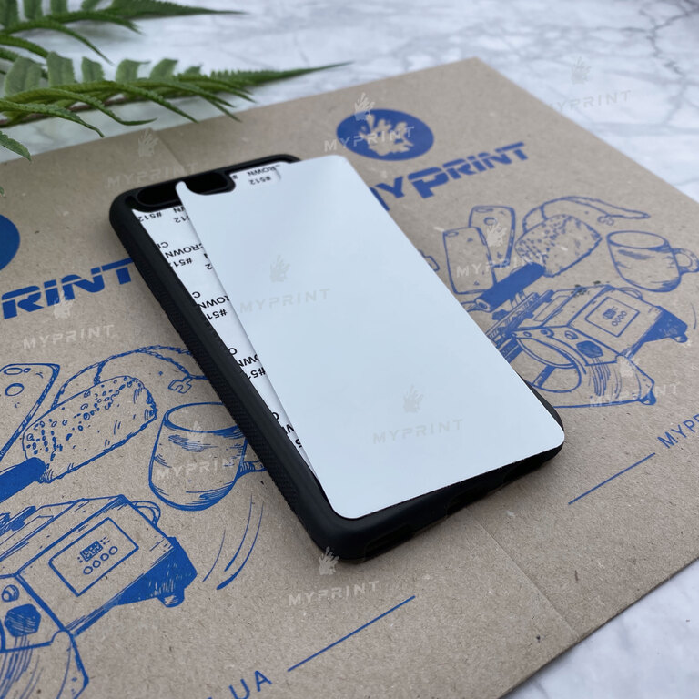 Чохол для сублімації 2D силіконовий (TPU) для Huawei P10 чорний (2433) 