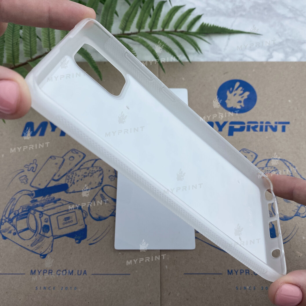 Sublimation case 2D silicone (TPU) for Samsung Note 10 Lite / A81 transparent (6271) - фото 4 Sublimation case 2D silicone (TPU) for Samsung Note 10 Lite / A81 transparent (6271) - фото 4 - Blanks for sublimation