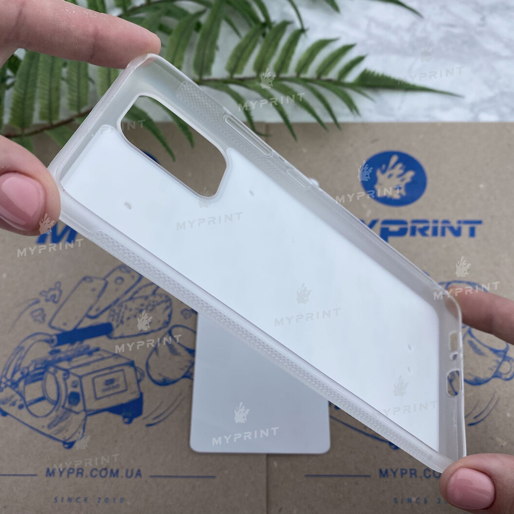 Чехол для сублимации 2D силиконовый (TPU) для Samsung S10 Lite / A91 прозрачный (6267) - фото 4 Чехол для сублимации 2D силиконовый (TPU) для Samsung S10 Lite / A91 прозрачный (6267) - фото 4 - Заготовки для сублимации