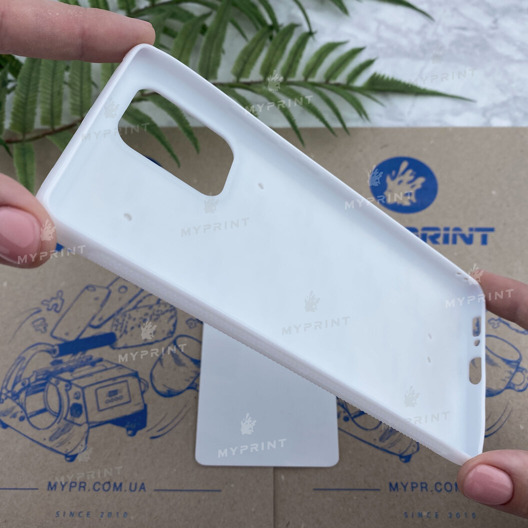 Sublimation case 2D silicone (TPU) for Samsung S10 Lite / A91 white (6266) - фото 4 Sublimation case 2D silicone (TPU) for Samsung S10 Lite / A91 white (6266) - фото 4 - Blanks for sublimation
