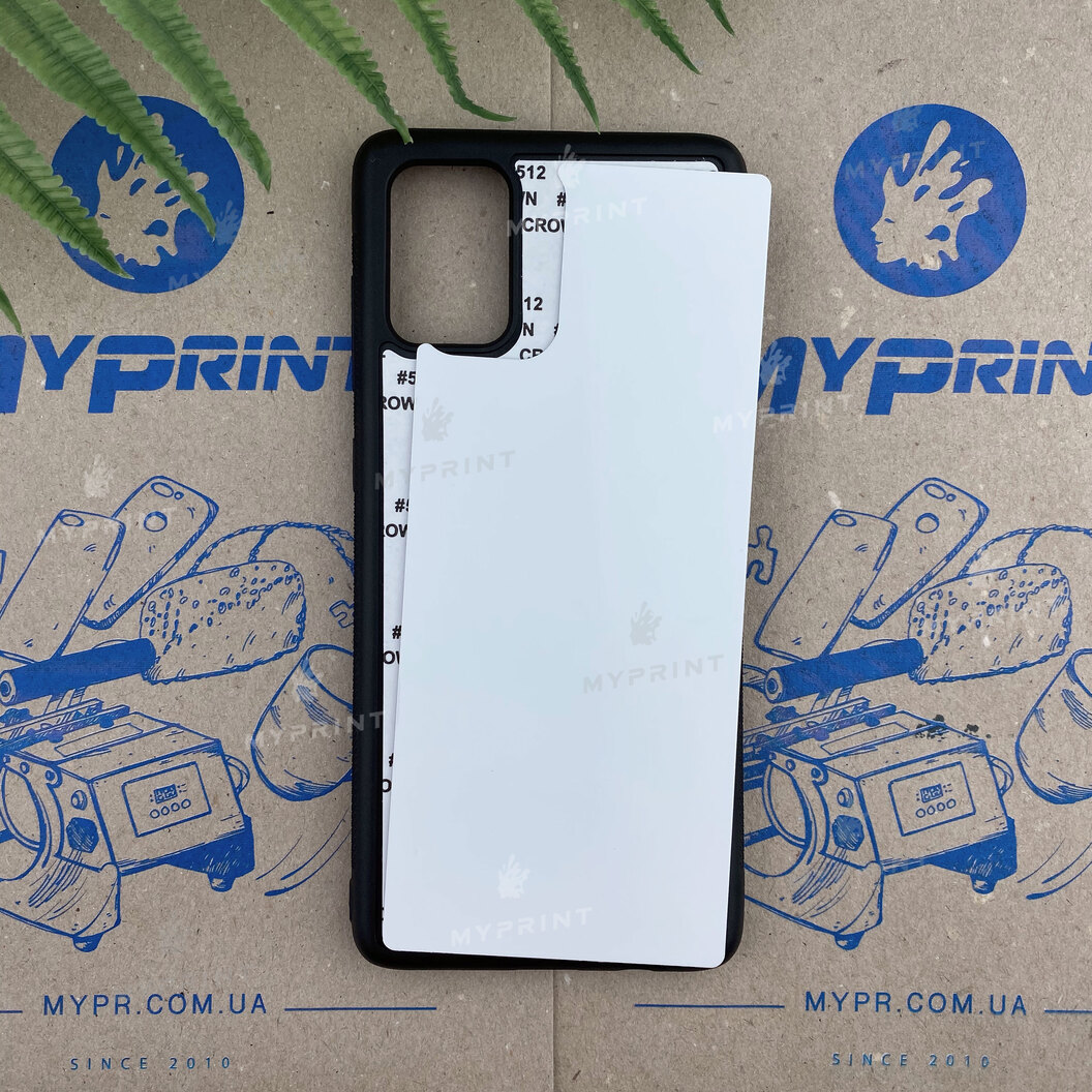 Cover for sublimation 2D silicone (TPU) for Samsung A71 black (6252) - фото 1 Cover for sublimation 2D silicone (TPU) for Samsung A71 black (6252) - фото 1 - Blanks for sublimation