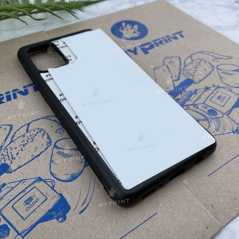 Чехол для сублимации 2D силиконовый (TPU) для Samsung A71 черный (6252)  Чехол для сублимации 2D силиконовый (TPU) для Samsung A71 черный (6252)