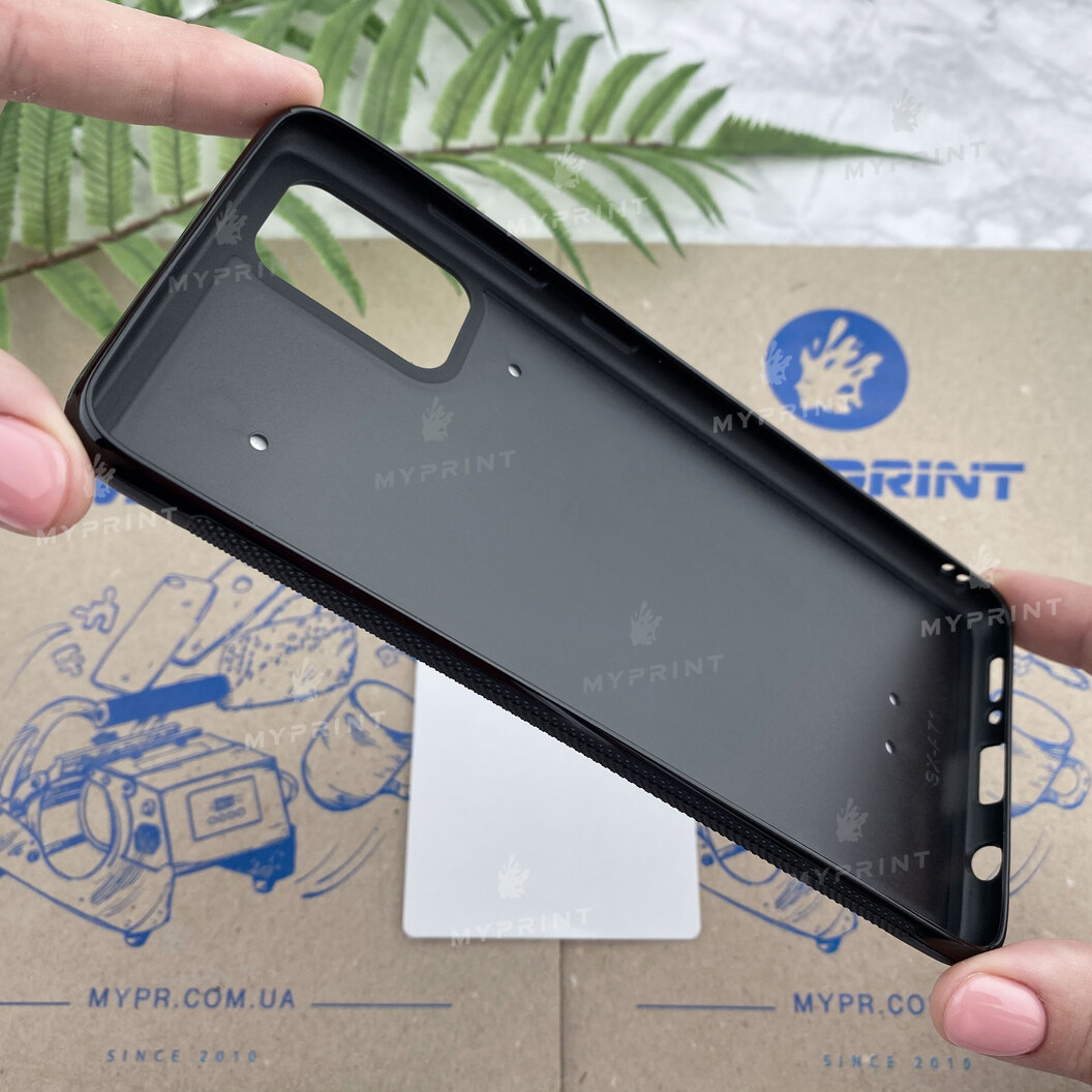 Cover for sublimation 2D silicone (TPU) for Samsung A71 black (6252) - фото 4 Cover for sublimation 2D silicone (TPU) for Samsung A71 black (6252) - фото 4 - Blanks for sublimation