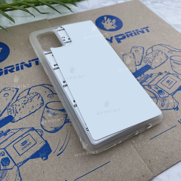 Чехол для сублимации 2D силиконовый (TPU) для Samsung A71 прозрачный (6251)  Чехол для сублимации 2D силиконовый (TPU) для Samsung A71 прозрачный (6251)