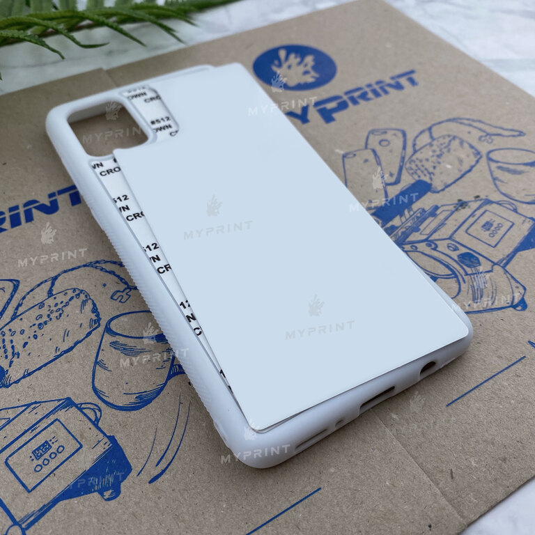 Cover for sublimation 2D silicone (TPU) for Samsung A71 white (6250)  Cover for sublimation 2D silicone (TPU) for Samsung A71 white (6250)