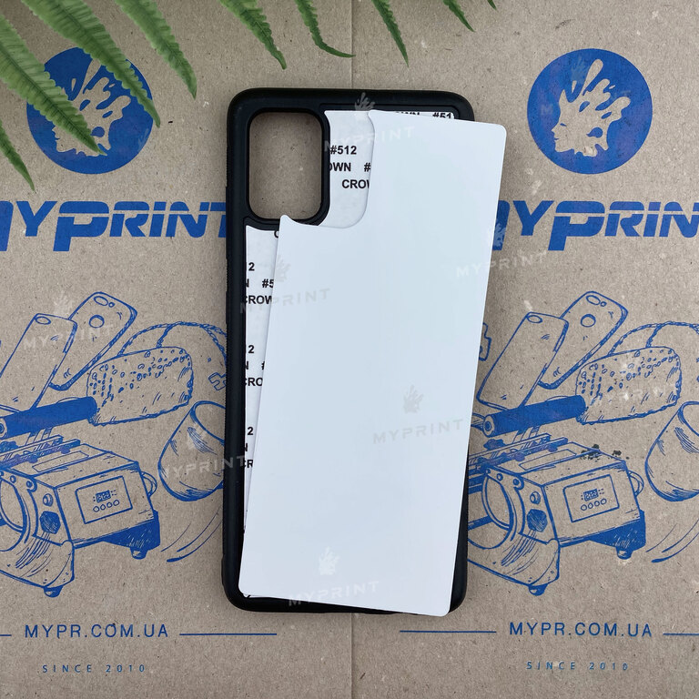 Чохол для сублімації 2D силіконовий (TPU) для Samsung A51 чорний (6248)  Чохол для сублімації 2D силіконовий (TPU) для Samsung A51 чорний (6248)