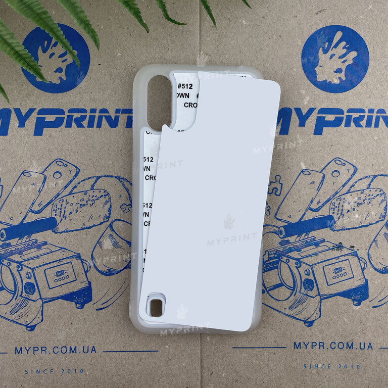 Чохол для сублімації 2D силіконовий (TPU) для Samsung A01 прозорий (6243) 