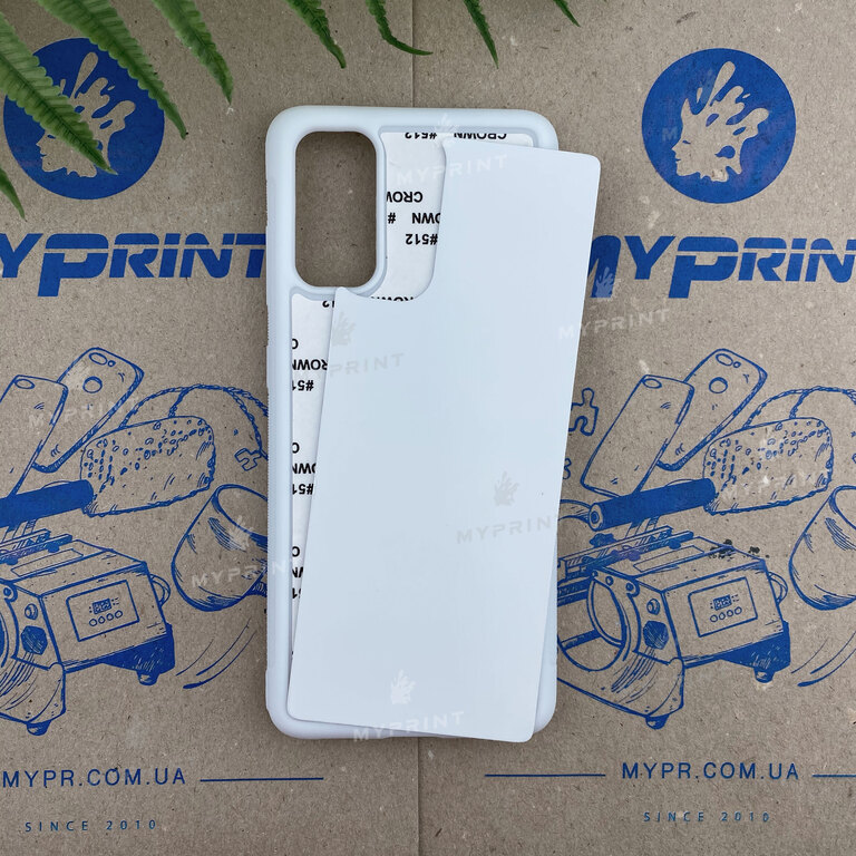 Чехол для сублимации 2D силиконовый (TPU) для Samsung S20 белый (6230)  Чехол для сублимации 2D силиконовый (TPU) для Samsung S20 белый (6230)