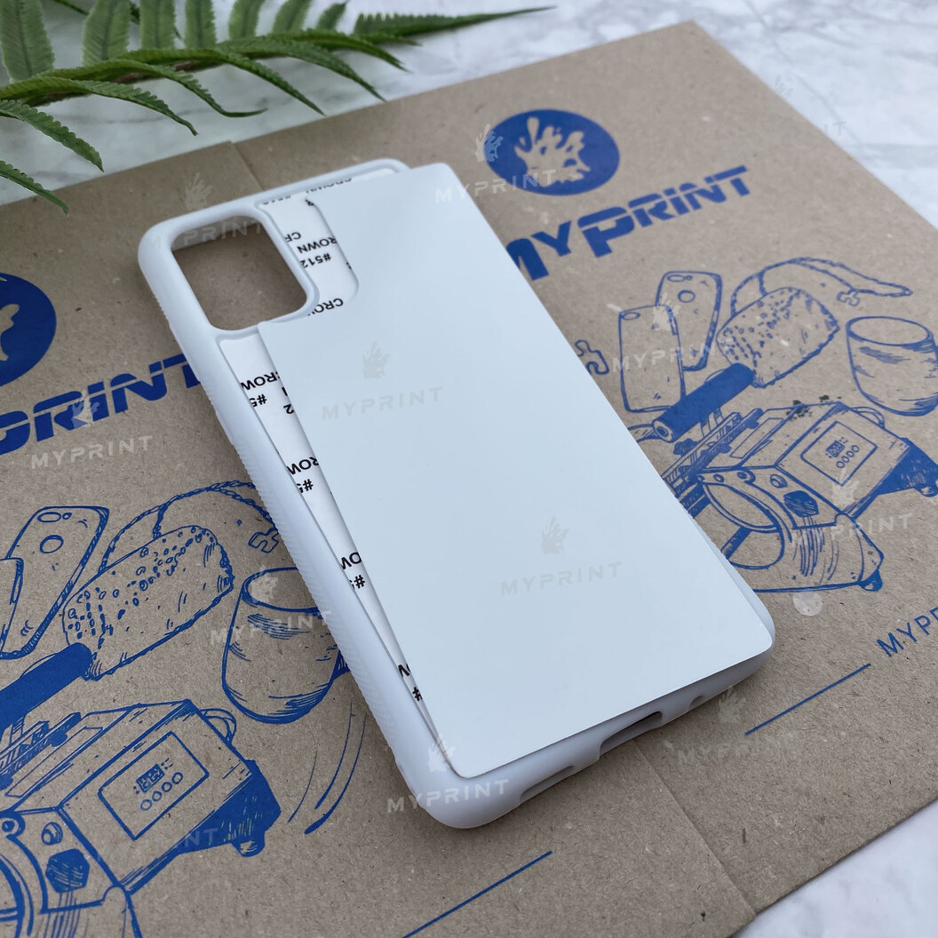 Cover for sublimation 2D silicone (TPU) for Samsung S20 Plus white (6234) - фото 2 Cover for sublimation 2D silicone (TPU) for Samsung S20 Plus white (6234) - фото 2 - Blanks for sublimation