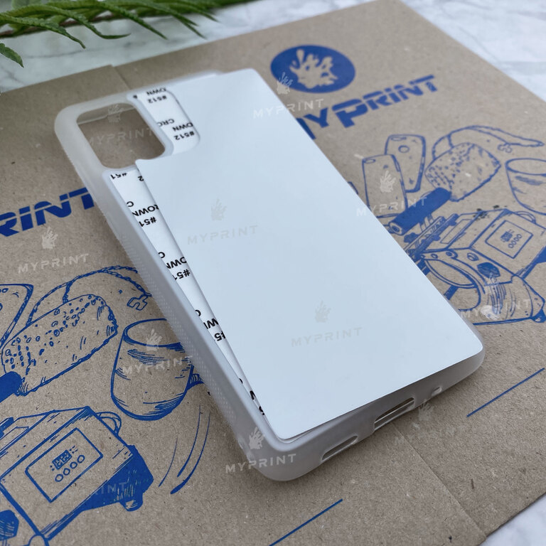 Чехол для сублимации 2D силиконовый (TPU) для Samsung S20 Plus прозрачный (6235)  Чехол для сублимации 2D силиконовый (TPU) для Samsung S20 Plus прозрачный (6235)