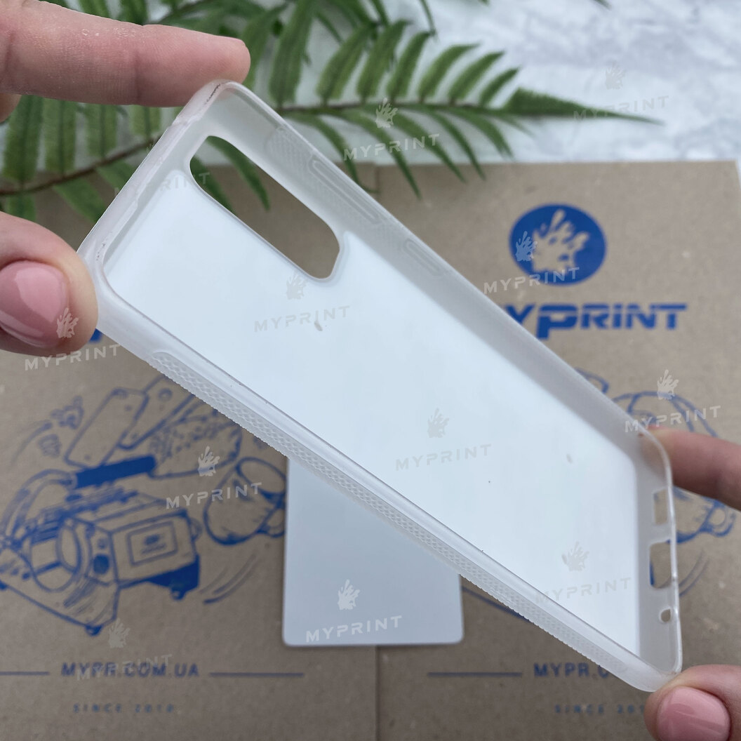 Чехол для сублимации 2D силиконовый (TPU) для Samsung S20 прозрачный (6231) - фото 4 Чехол для сублимации 2D силиконовый (TPU) для Samsung S20 прозрачный (6231) - фото 4 - Заготовки для сублимации