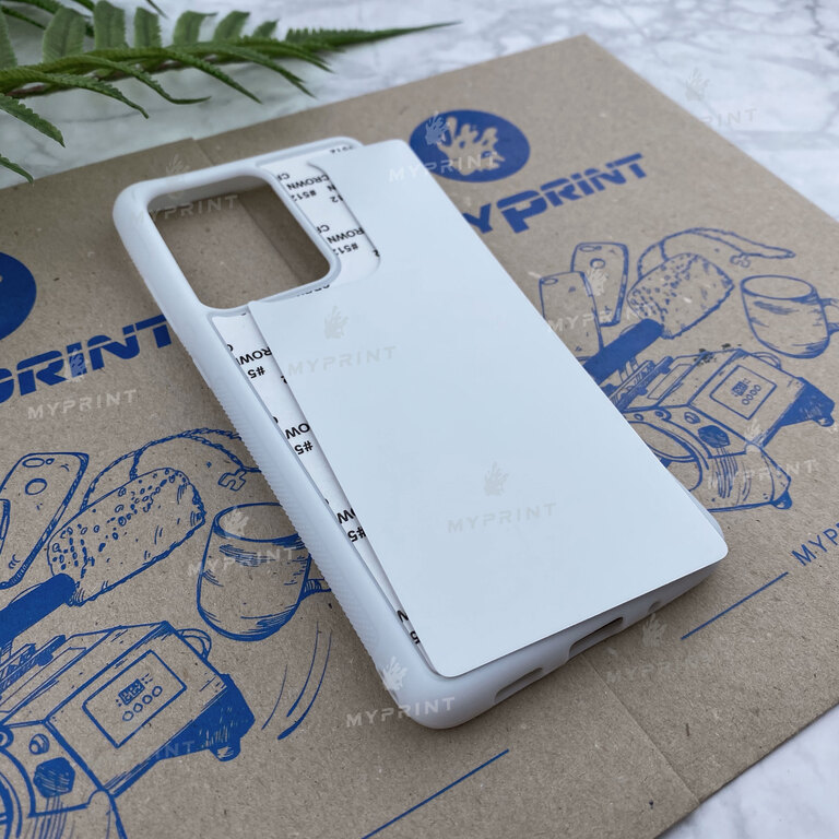 Чехол для сублимации 2D силиконовый (TPU) для Samsung S20 Ultra белый (6238)  Чехол для сублимации 2D силиконовый (TPU) для Samsung S20 Ultra белый (6238)