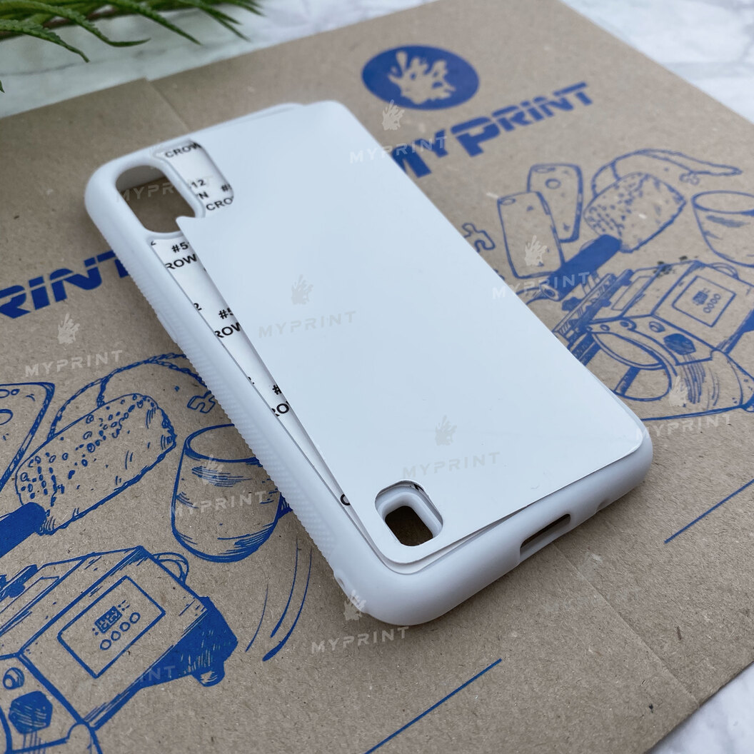 Cover for sublimation 2D silicone (TPU) for Samsung A01 white (6242) - фото 2 Cover for sublimation 2D silicone (TPU) for Samsung A01 white (6242) - фото 2 - Blanks for sublimation