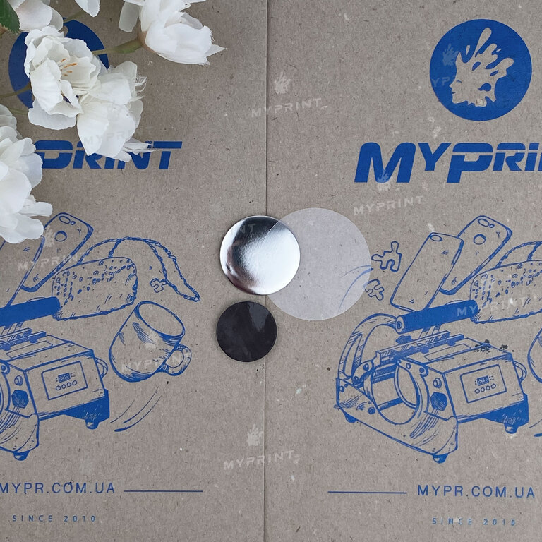 Заготовка для закатного магніту 32 мм (магнітний вініл) (0226)  Заготовка для закатного магніту 32 мм (магнітний вініл) (0226)