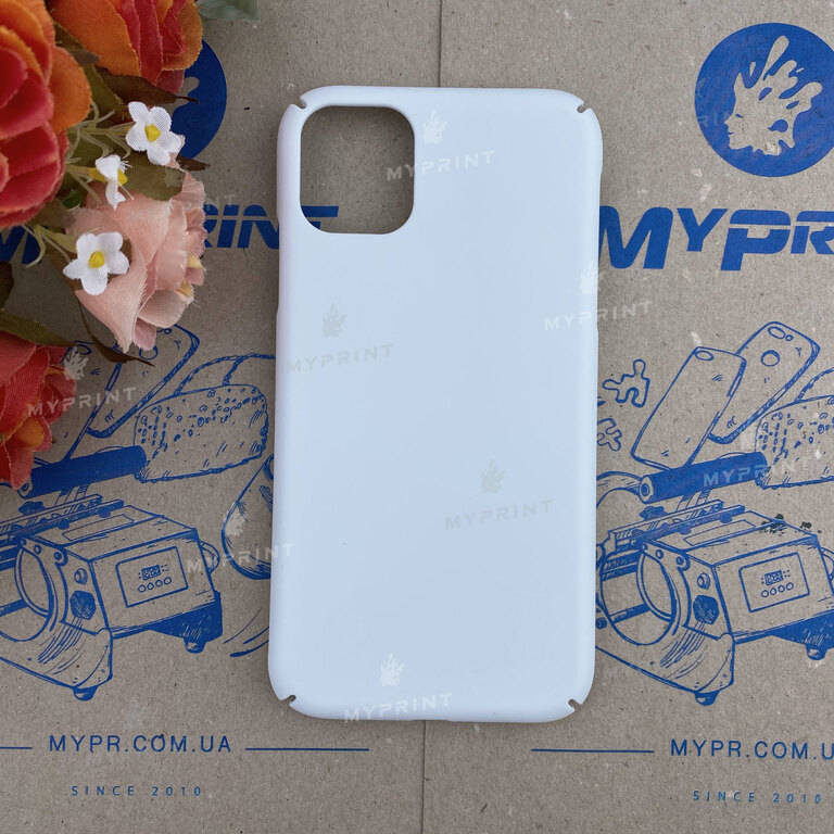 Cover for sublimation 3D plastic Full Edge for iPhone 11 (6.1) matte (6339)  Cover for sublimation 3D plastic Full Edge for iPhone 11 (6.1) matte (6339)
