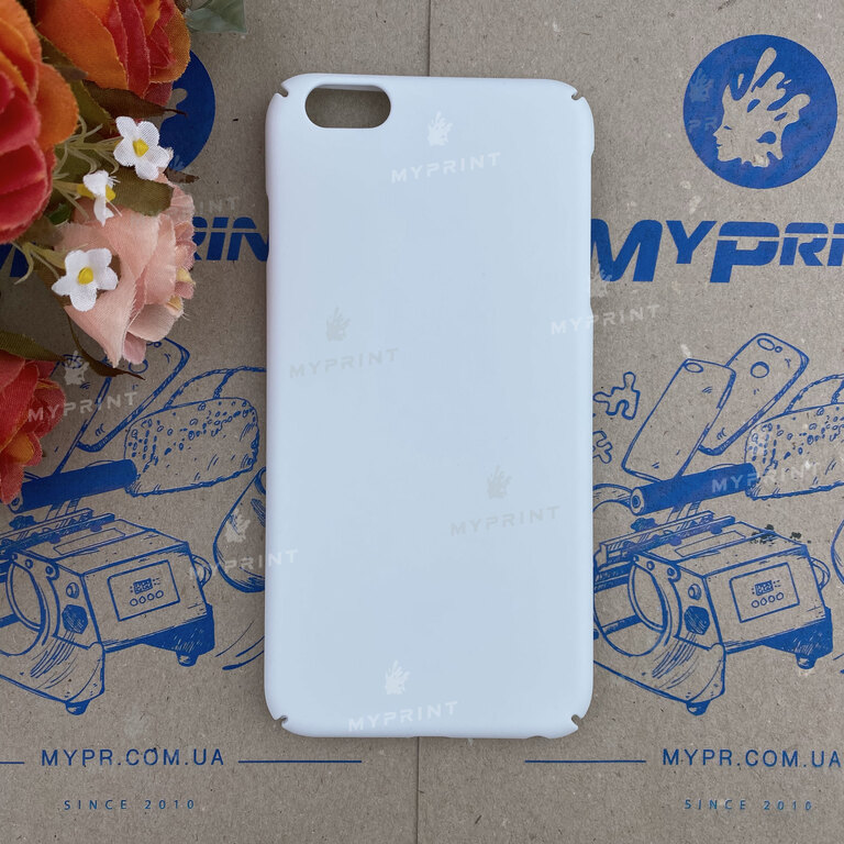 Чехол для сублимации 3D пластиковый Full Edge для iPhone 6 Plus/6S Plus матовый (6343)  Чехол для сублимации 3D пластиковый Full Edge для iPhone 6 Plus/6S Plus матовый (6343)