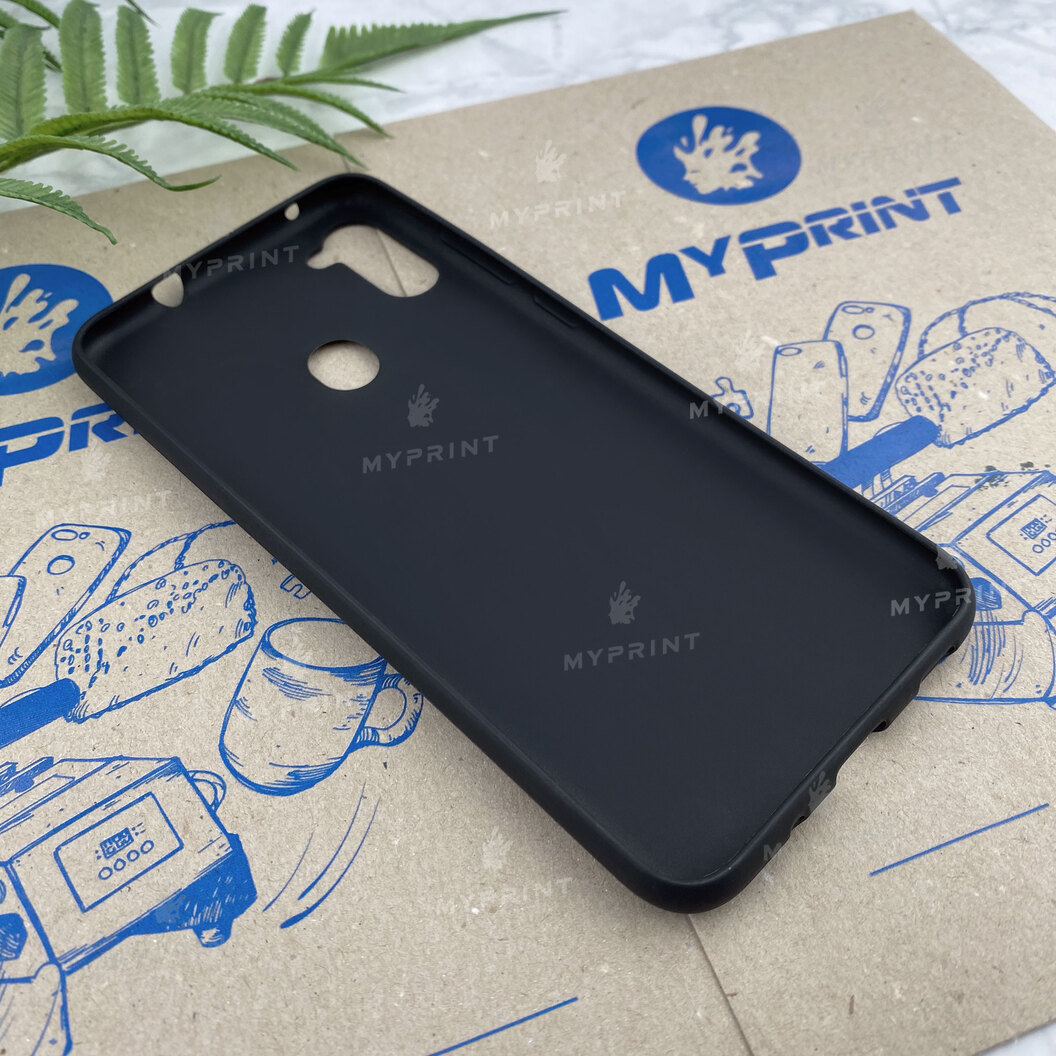 Чохол силіконовий для Samsung A11 / M11 чорний (6351) - фото 3 - Чохли для УФ друку