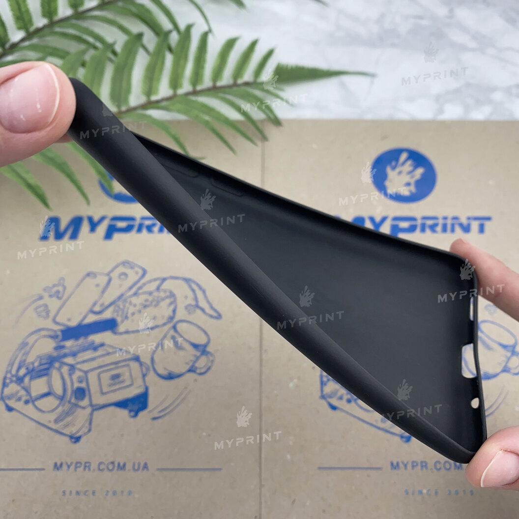 Чохол силіконовий для Samsung A11 / M11 чорний (6351) - фото 4 - Чохли для УФ друку