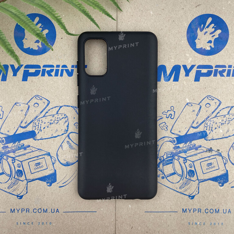 Чохол силіконовий для Samsung A41 чорний (6353) 