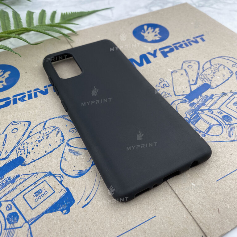 Чохол силіконовий для Samsung A41 чорний (6353) 