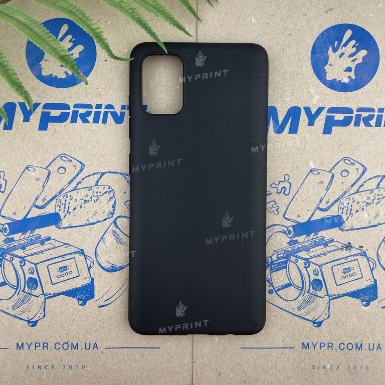 Чохол силіконовий для Samsung A51 чорний (6354) 