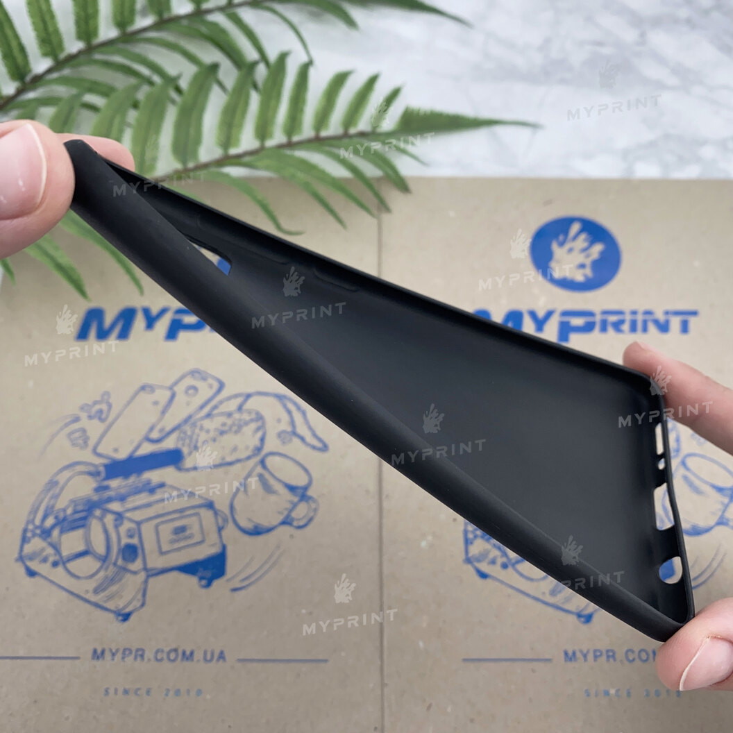 Чохол силіконовий для Samsung A51 чорний (6354) - фото 4 - Чохли для УФ друку