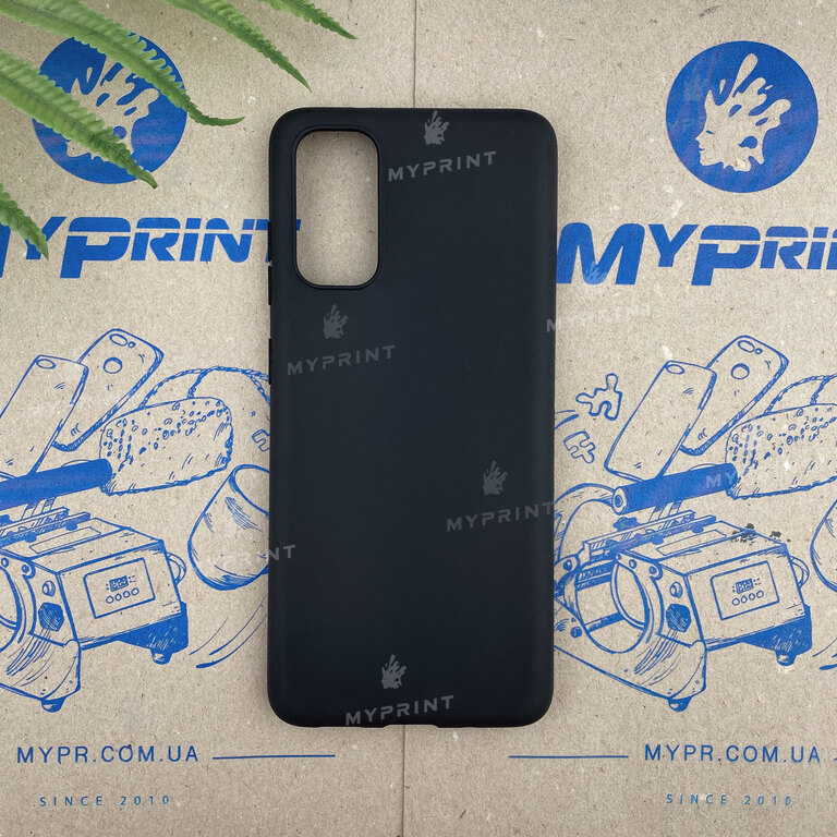 Чохол силіконовий для Samsung S20 чорний (6357) 
