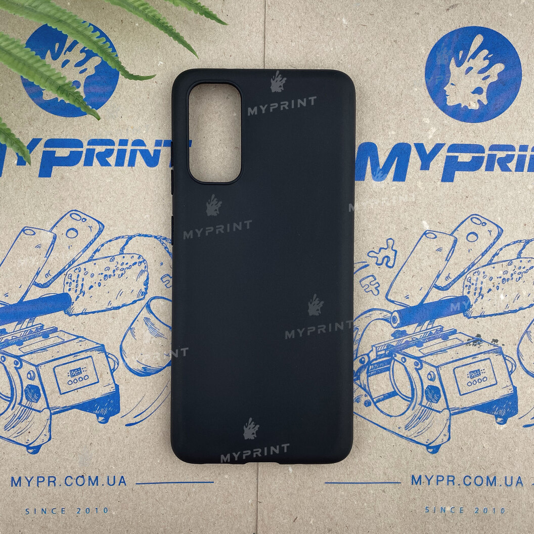 Чохол силіконовий для Samsung S20 чорний (6357) - фото 1 Чохол силіконовий для Samsung S20 чорний (6357) - фото 1 - Чохли для УФ друку