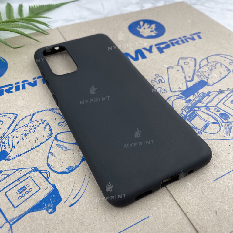 Чохол силіконовий для Samsung S20 чорний (6357) 
