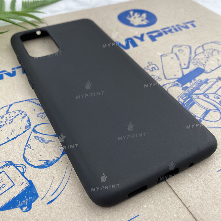 Чохол силіконовий для Samsung S20 Plus чорний (6359) 