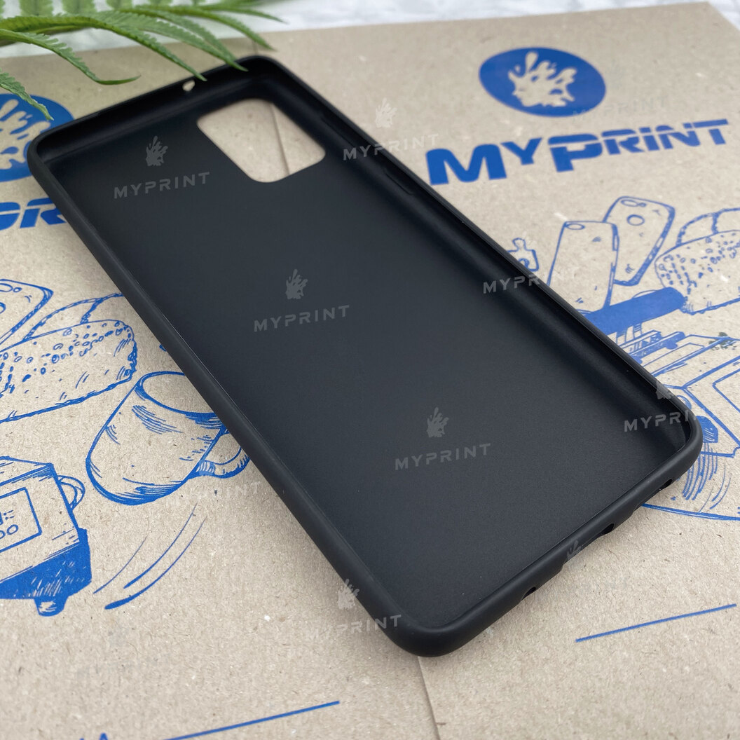 Чохол силіконовий для Samsung S20 Plus чорний (6359) - фото 3 - Чохли для УФ друку