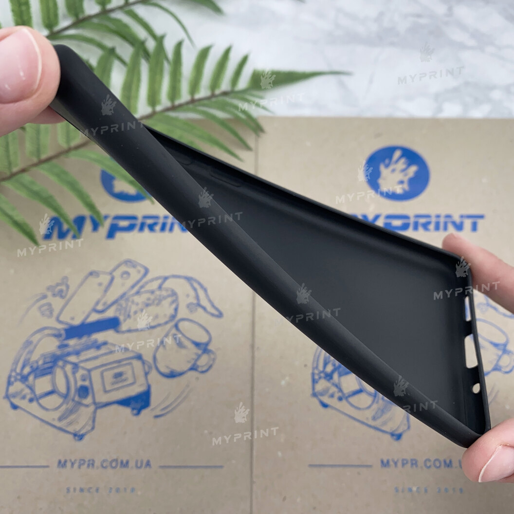 Чохол силіконовий для Samsung S20 Plus чорний (6359) - фото 4 - Чохли для УФ друку
