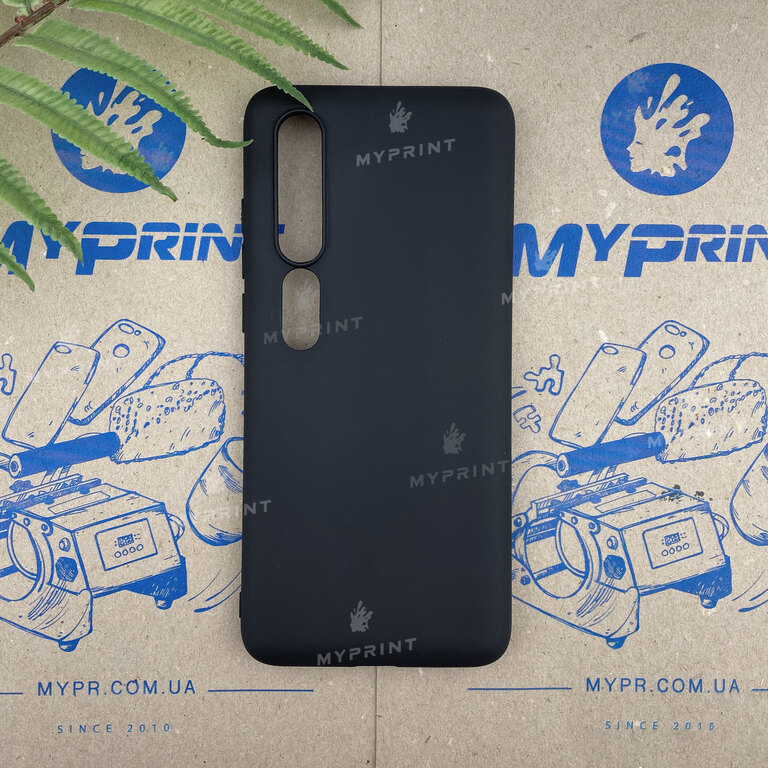 Чехол силиконовый для Xiaomi MI 10 / MI 10 Pro черный (6361) 