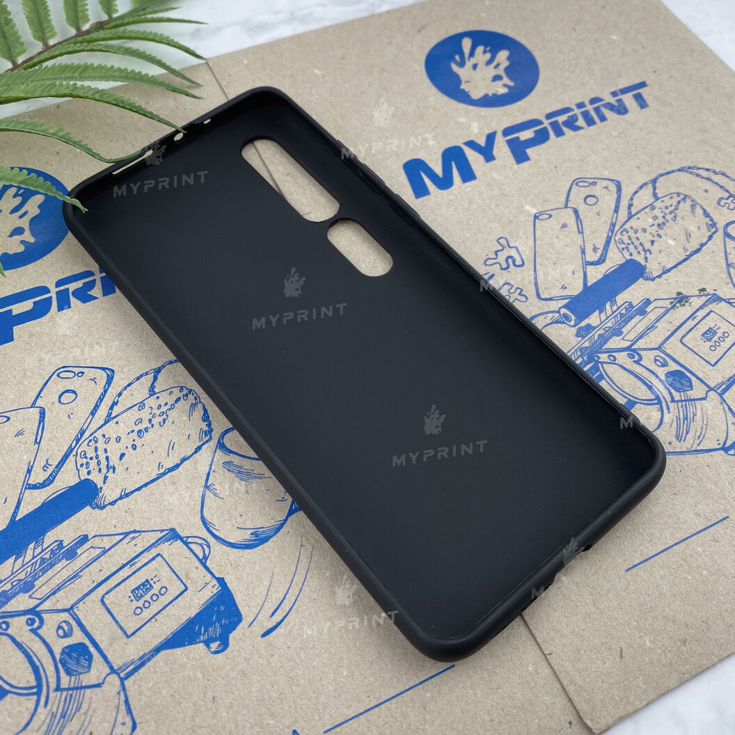 Чохол силіконовий для Xiaomi MI 10 / MI 10 Pro чорний (6361) - фото 3 - Чохли для УФ друку