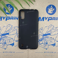 Чохол силіконовий для Samsung A01 / M01 чорний (6350) - фото 1 - Чохли для УФ друку